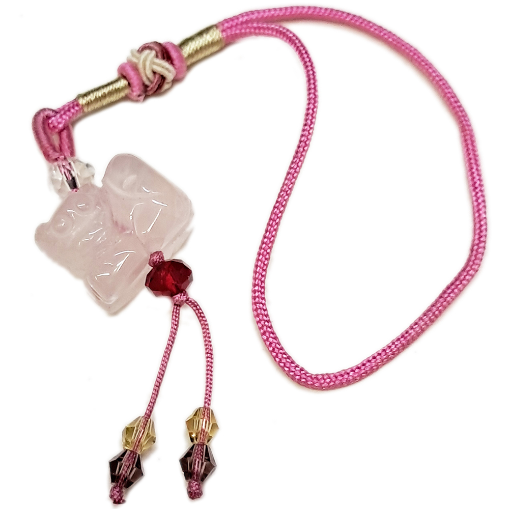  猴(粉晶)吊飾【十方】133843