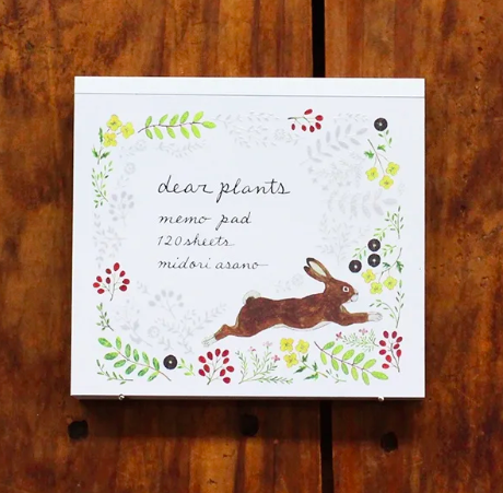 表現社 日本插畫家方形便條紙 淺野綠