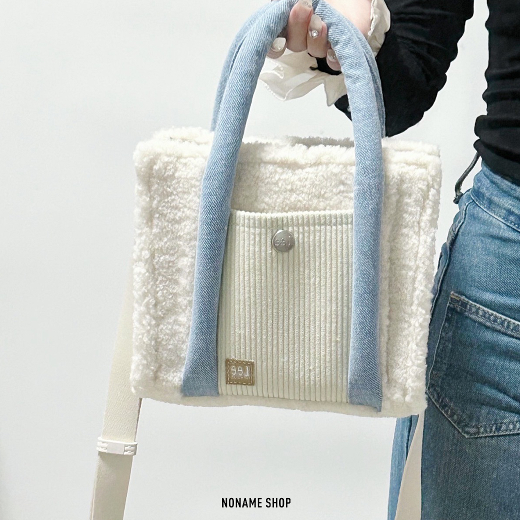 LEE 日系 休閒 羊羔毛 燈芯絨 手提包 斜背包 肩背包 五色