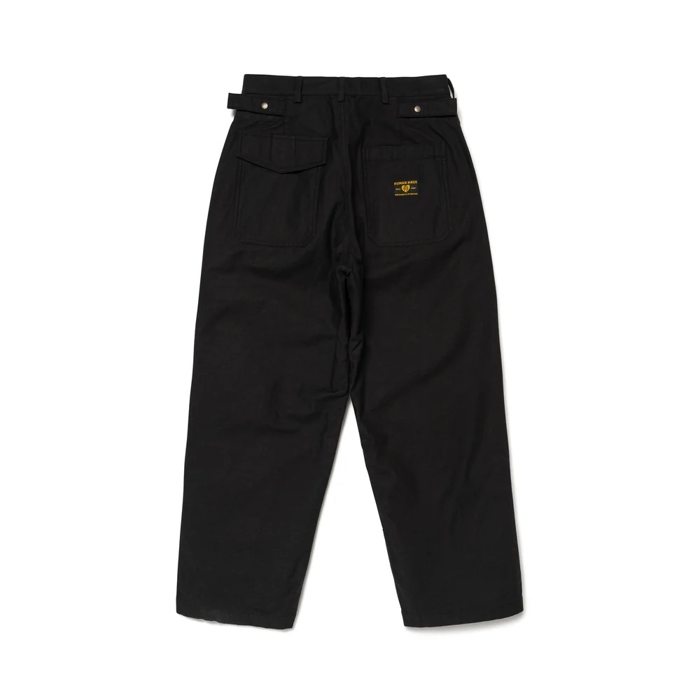 HUMAN MADE 2024 A/W WIDE MECHANIC PANTS - BLACK PRE ORDER ITEM (預訂中)