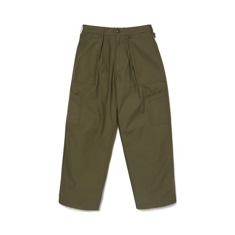 HUMAN MADE 2024 A/W WIDE MECHANIC PANTS - OLIVE PRE ORDER ITEM (預訂中)