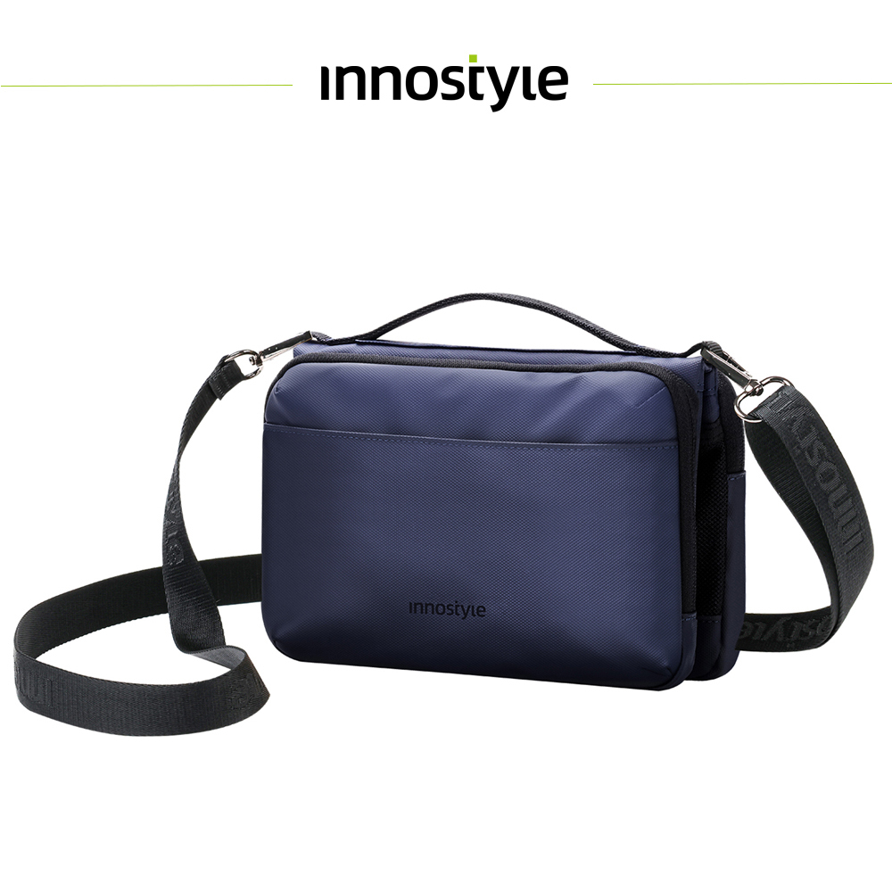 innostyle FlexiCarry系列 時尚科技收納側背包 藍色