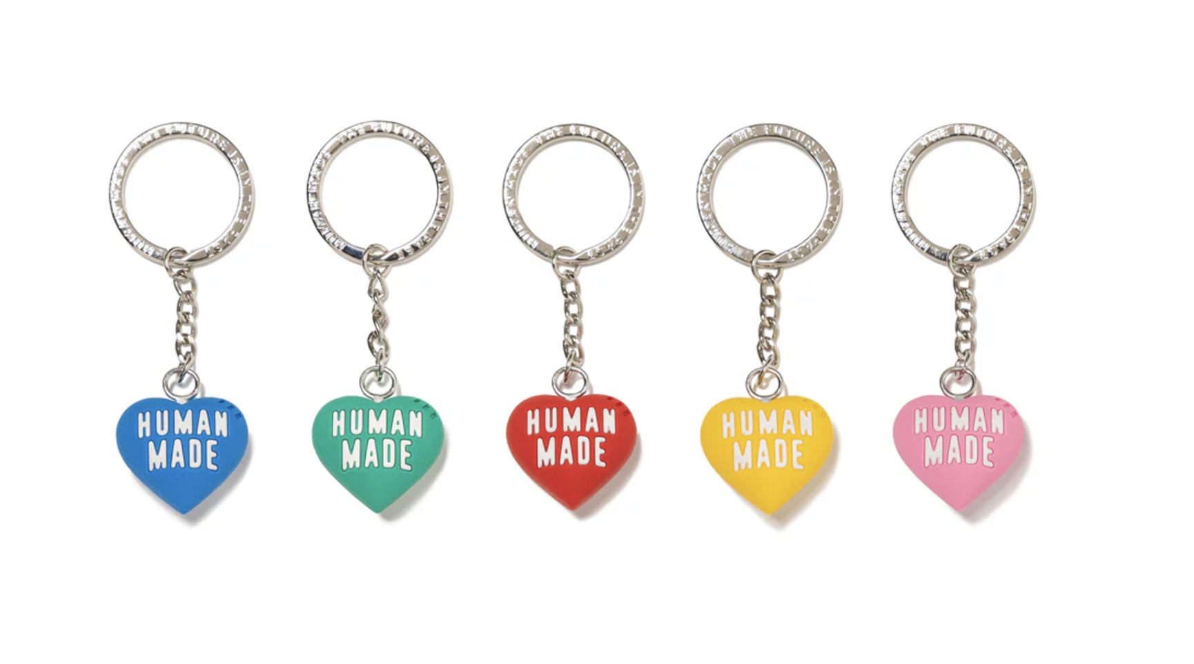 現貨】Human Made Heart Rubber Key Chain 愛心吊飾鑰匙圈HM27GD0