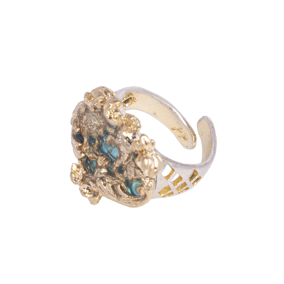 中世紀星圖圖案胸針/戒指