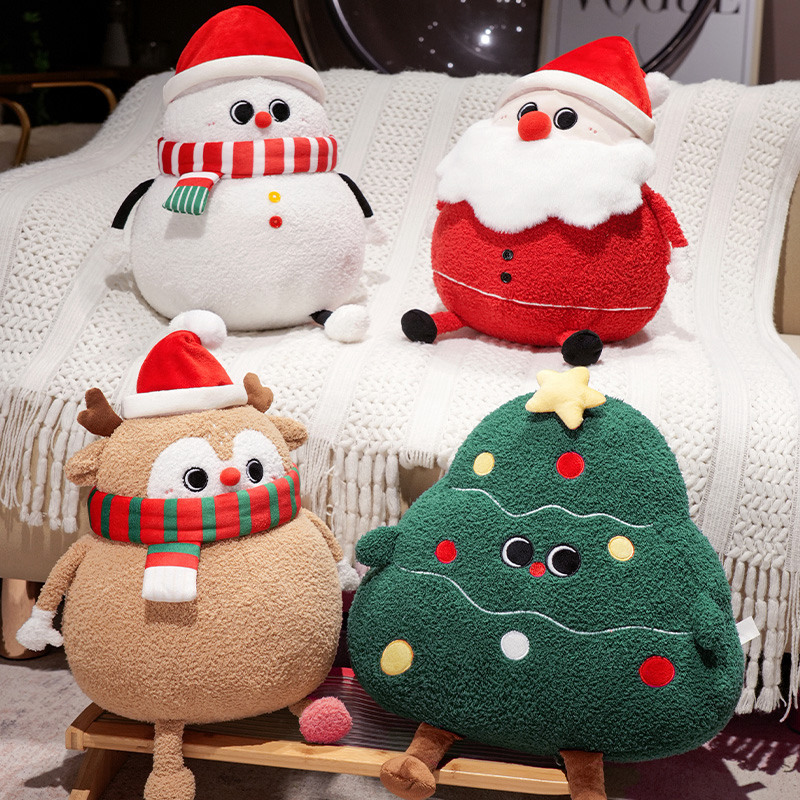 《5308》可愛Q版圓嘟嘟聖誕公仔玩偶