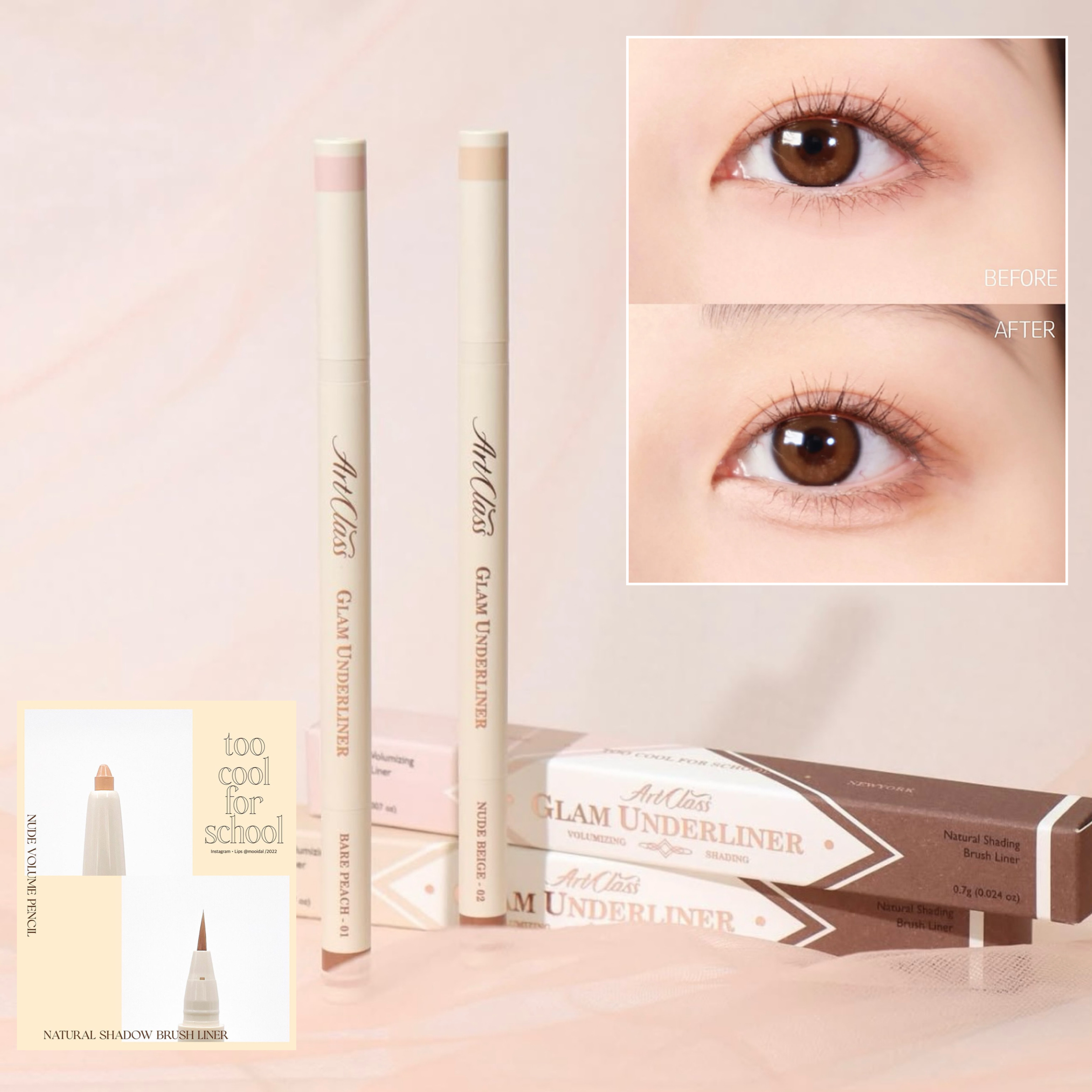 [ too cool for school ] Glam Underliner