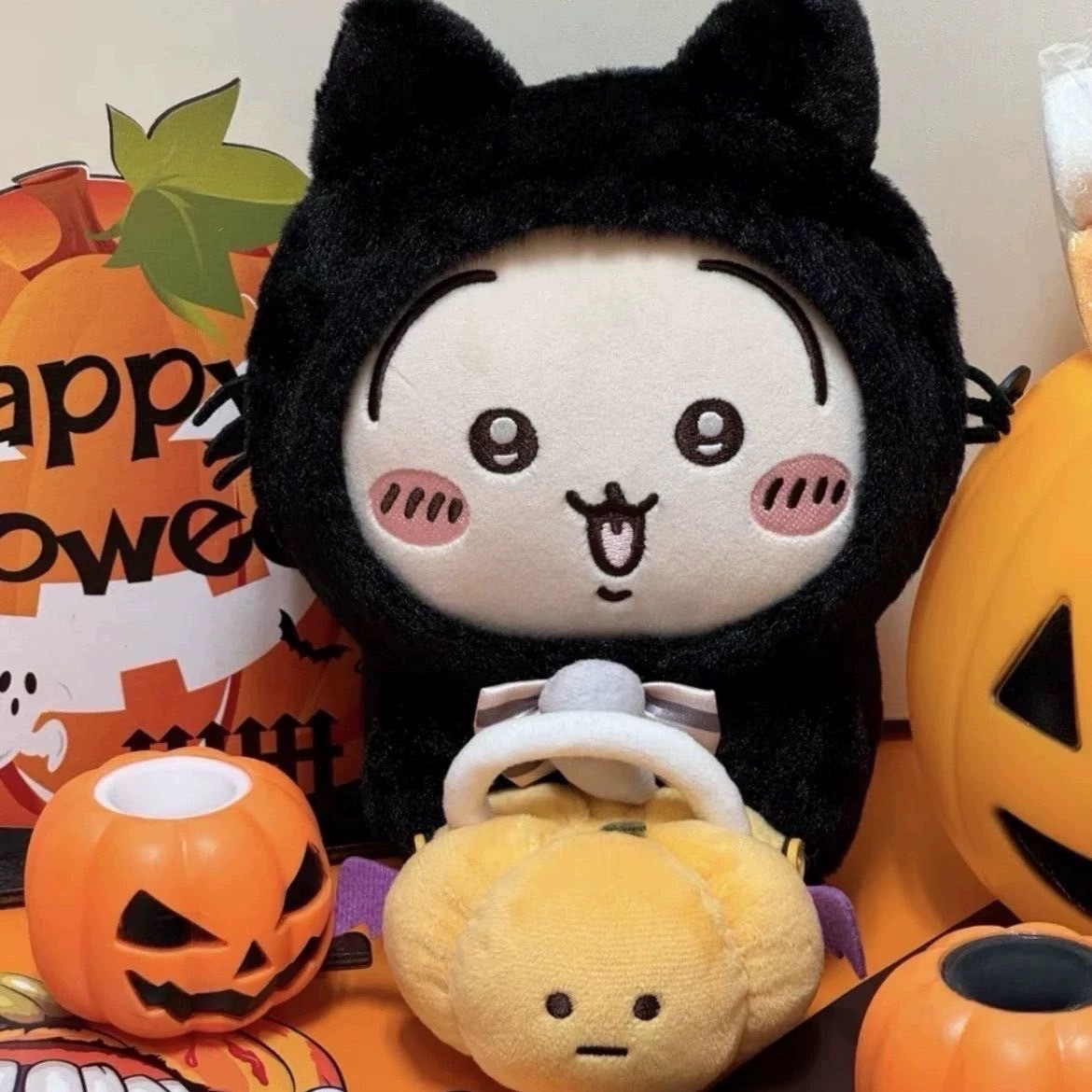 KTQ STORE ‧ MINISO x Chiikawa 吉伊卡哇 萬聖節 黑貓系列 娃娃