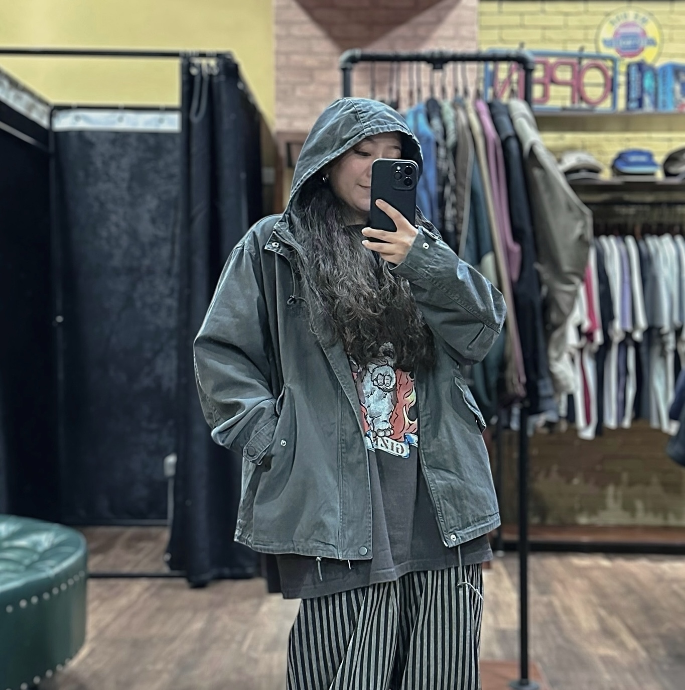 軍事連帽工裝風外套