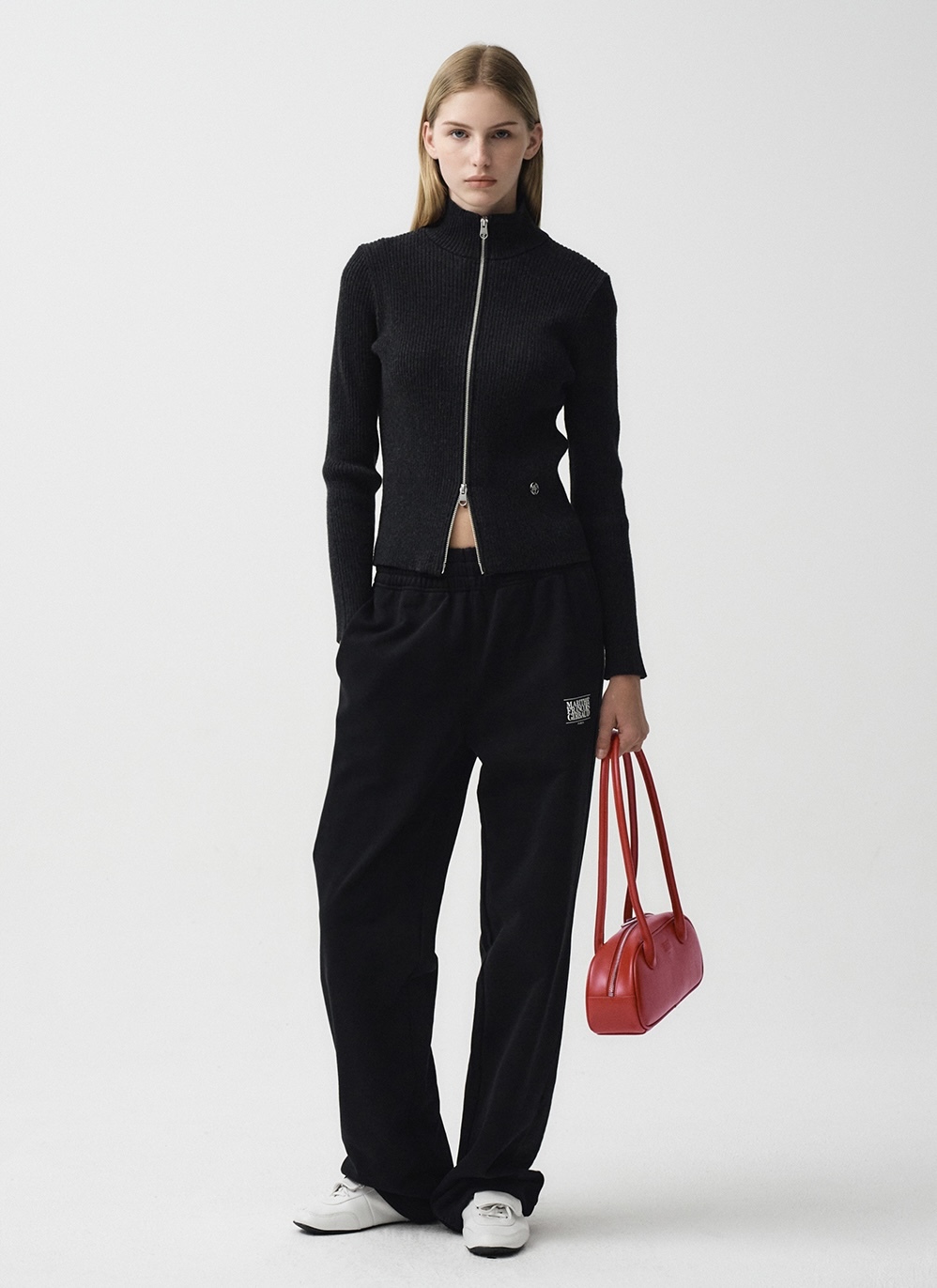 【MARITHEFRANCOISGIRBAUD】 CLASSIC LOGO BOWLING BAG Classic Logo Bowling Bag