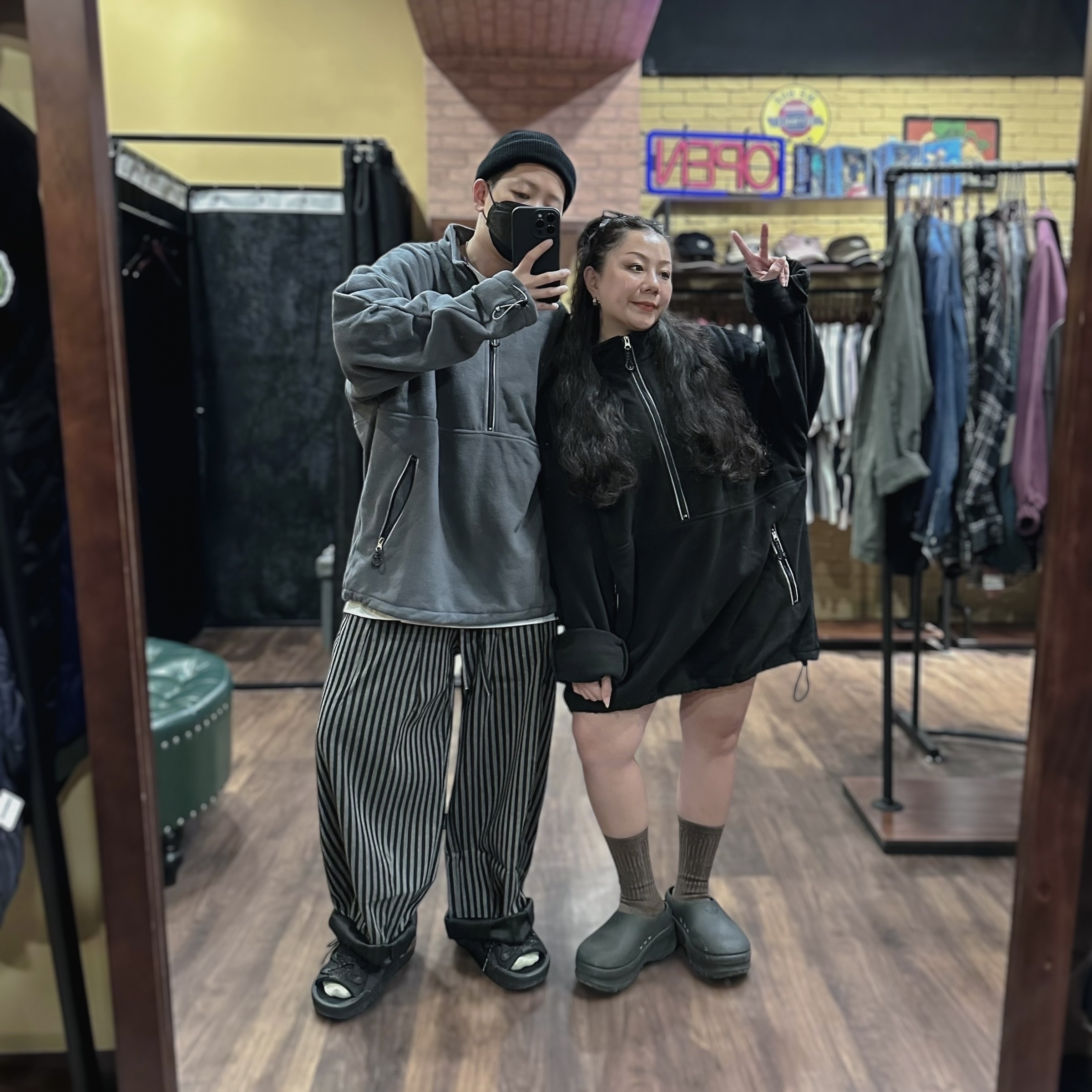 日系搖粒絨休閒POLO衫