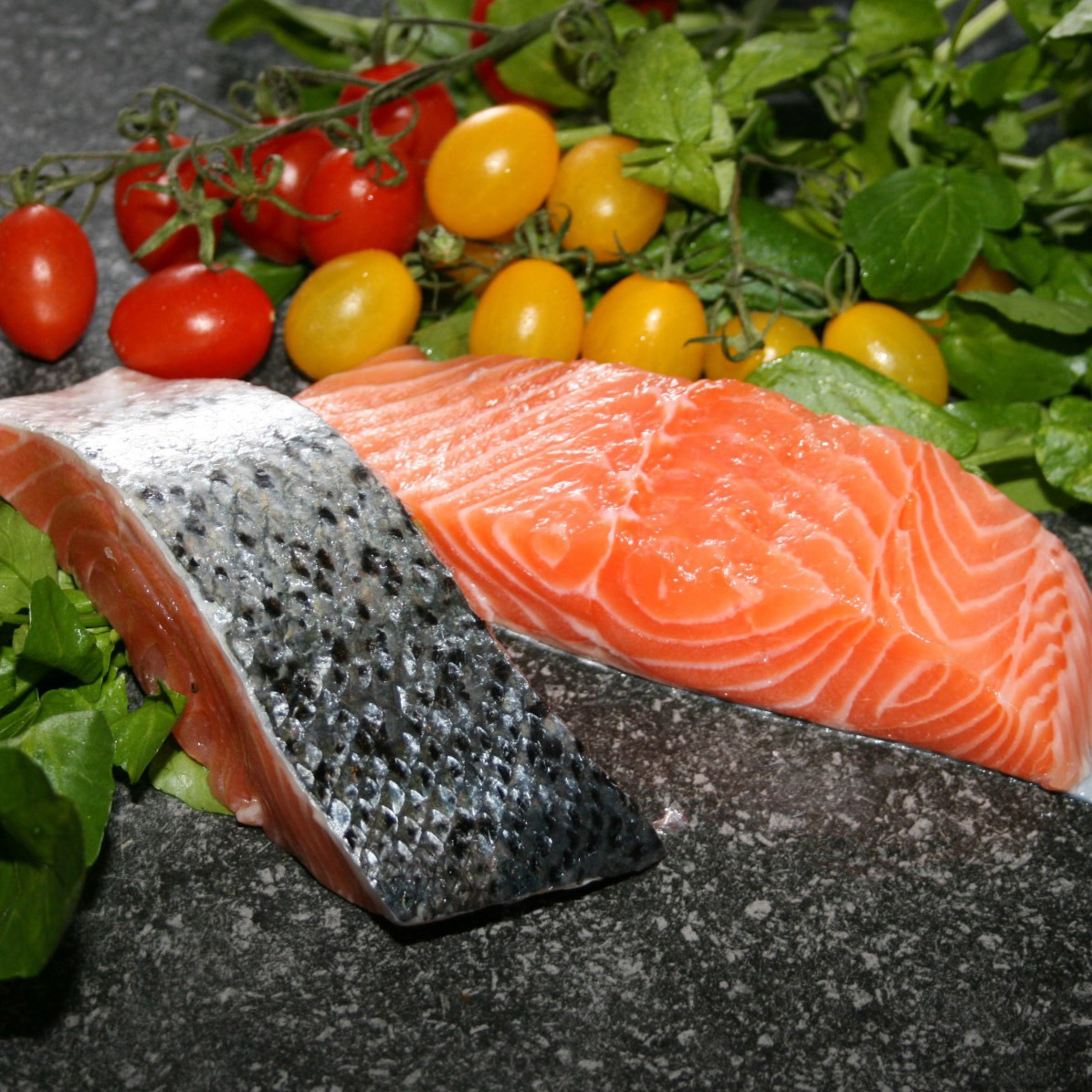 Norweigian Portioned Salmon (with skin) (400g) (Frozen)