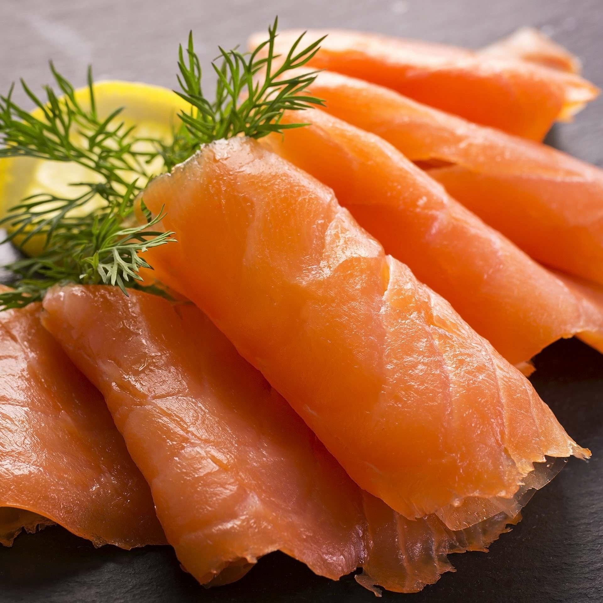Norwegian Smoked & Sliced Salmon  (500g) - (Chilled)