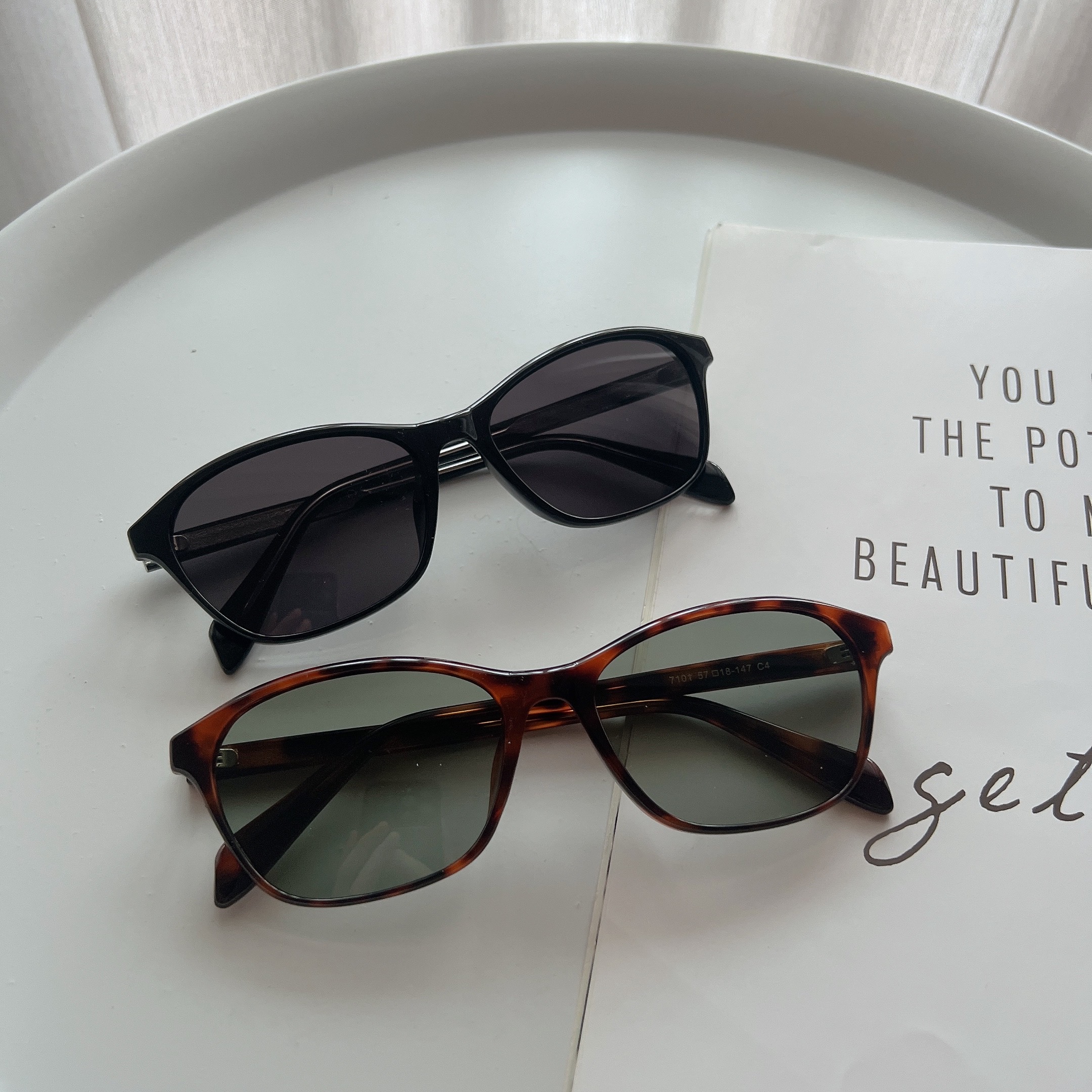 S0157101韓系高級感墨鏡/二色