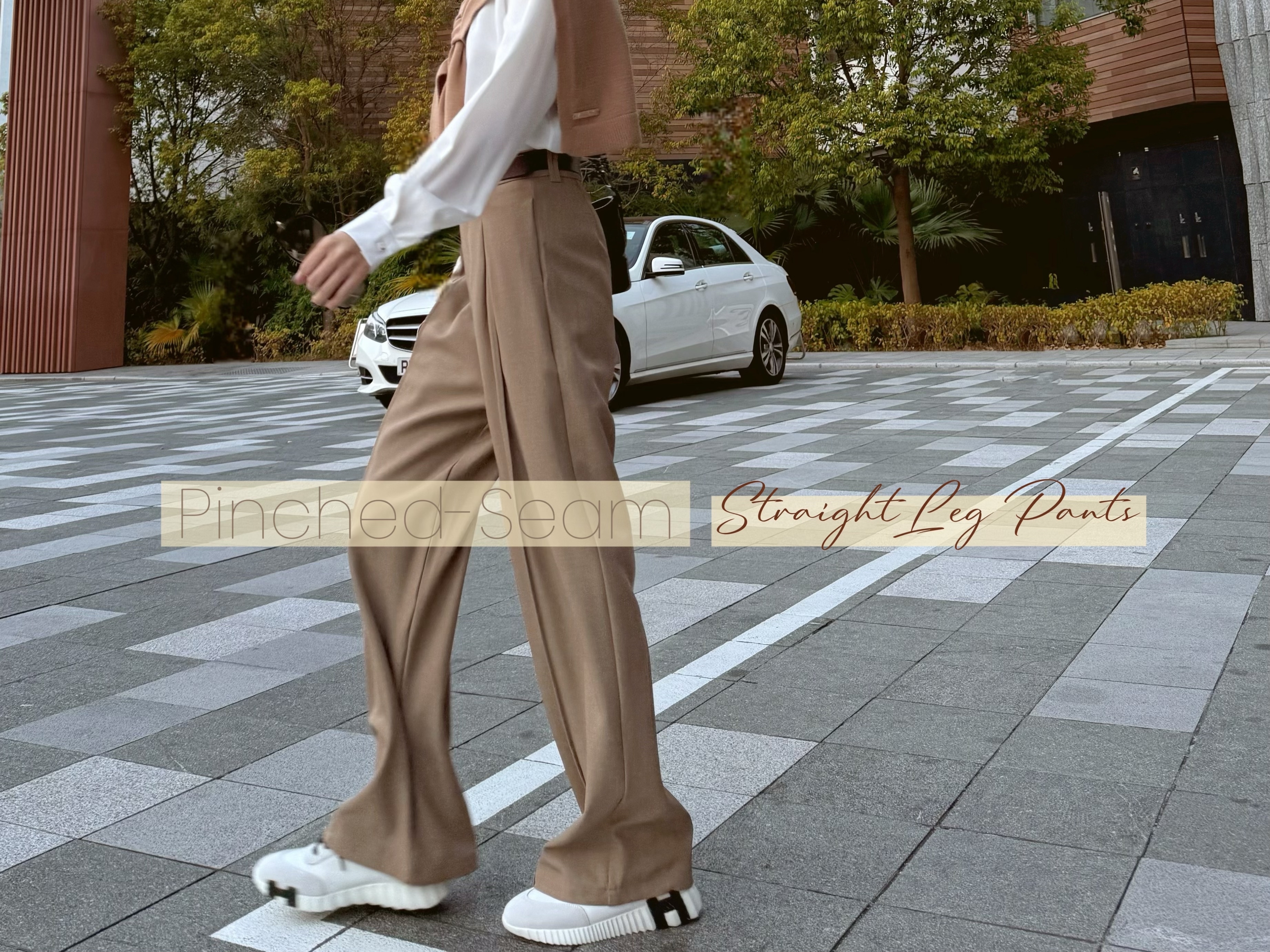 Pinched-Seam Straight Leg Pants_PT2412L33