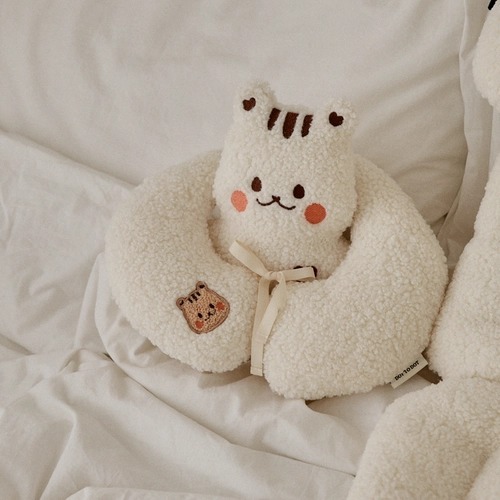 Fluffy可愛咩咩系列-嬰兒車車墊連枕