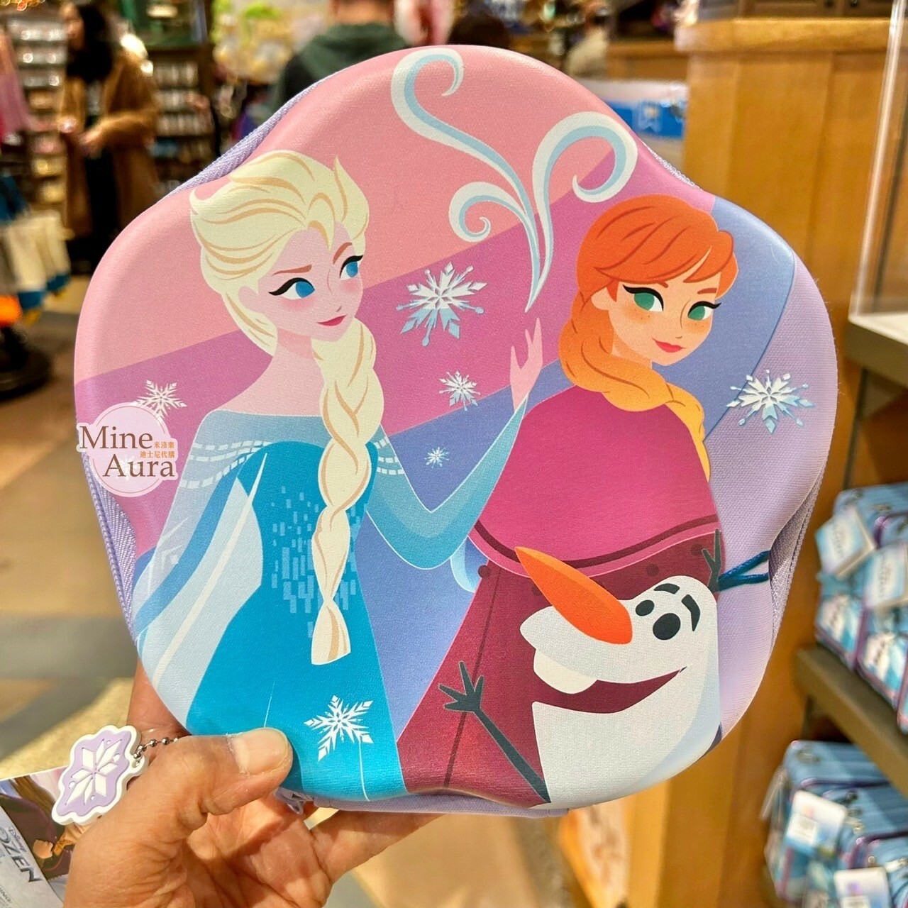 艾莎 Elsa 安娜Anna 圖案 造型 文具包 文具組 冰雪奇緣 Frozen -上海迪士尼樂園