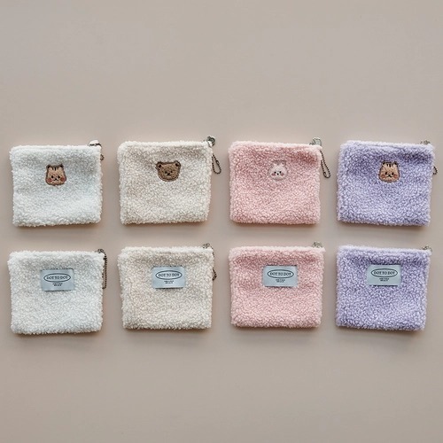 Fluffy可愛咩咩系列-防遺失掛件鑰匙卡包(人物/LOGO版)