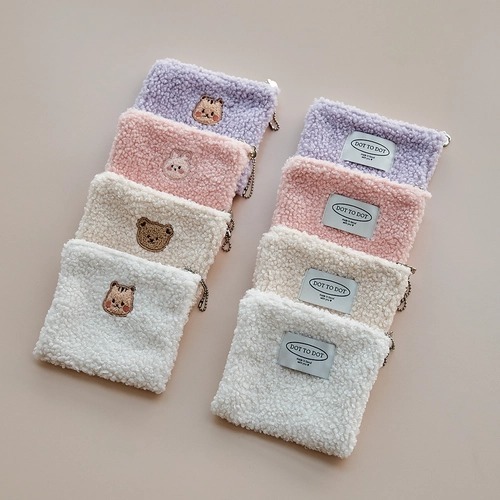 Fluffy可愛咩咩系列-防遺失掛件鑰匙卡包(人物/LOGO版)