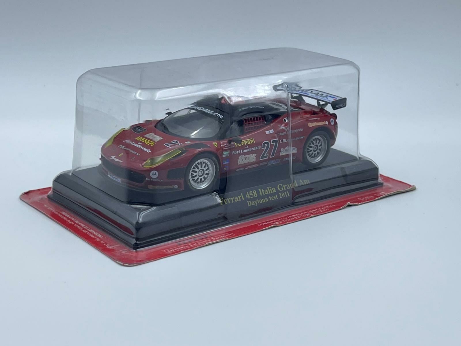 IXO 1/43 FERRARI 458 ITALIA GRAND AM DAYTONA TEST 2011 #27