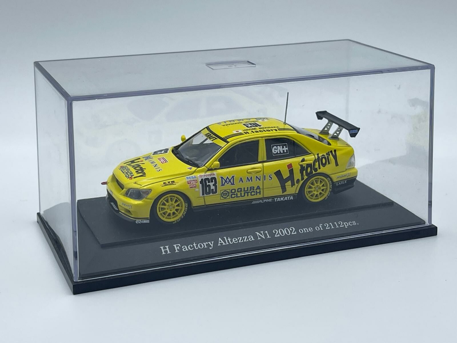 EBBRO 1/43 H FACTORY ALTEZZA N1 2002 YELLOW #163