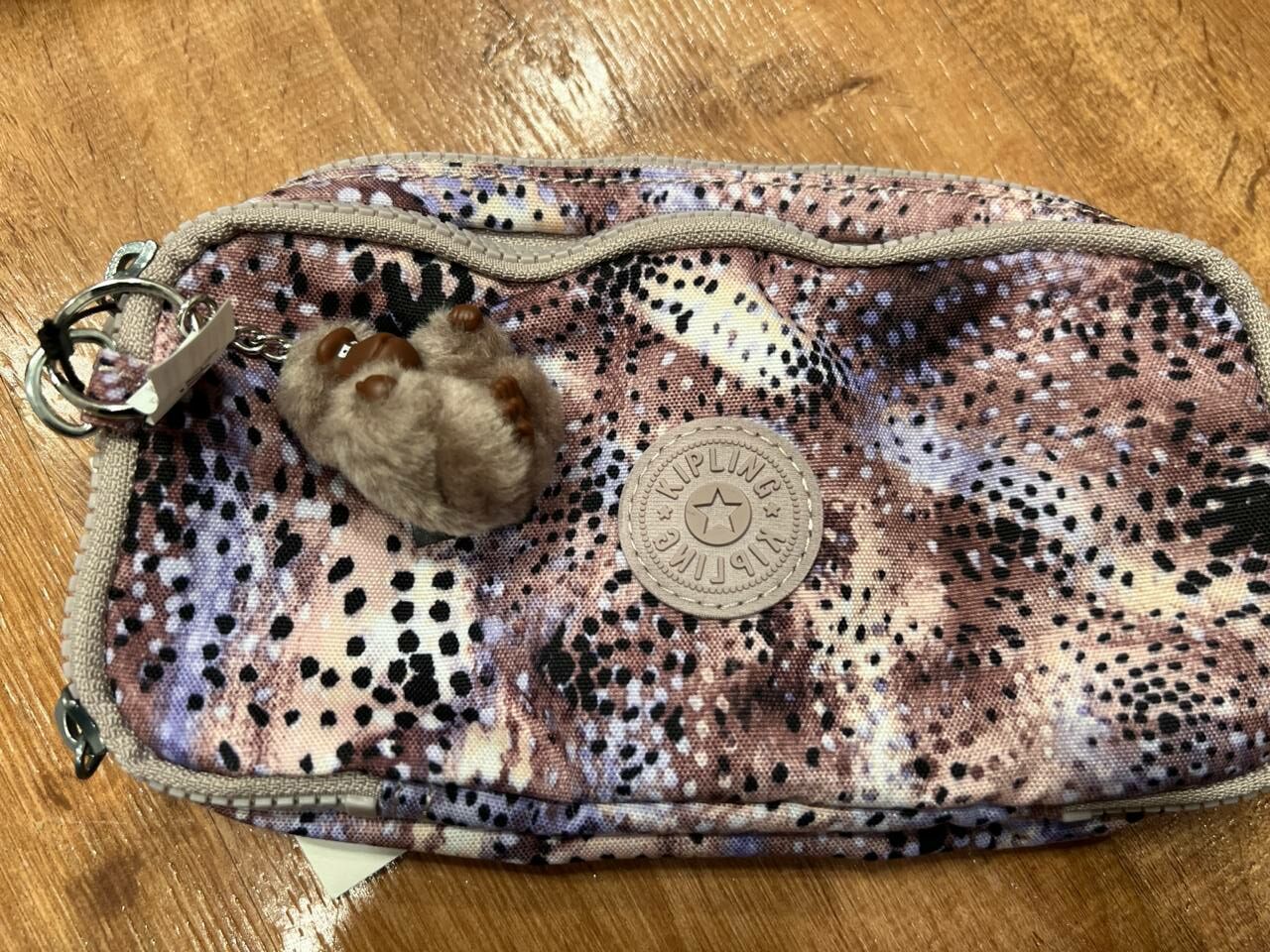 [S] KIPLING AC7374 CHAP PENCIL CASE,GLEEFUL DOTS, 882256577686 (SKP230)