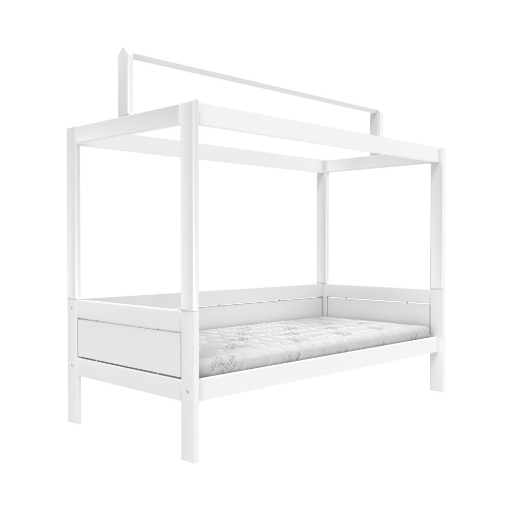 Lifetime House bed with roof construction