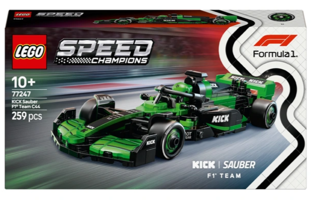 （預訂25年3月）LEGO Speed Champions 77247  KICK Sauber F1® Team C44 Race Car