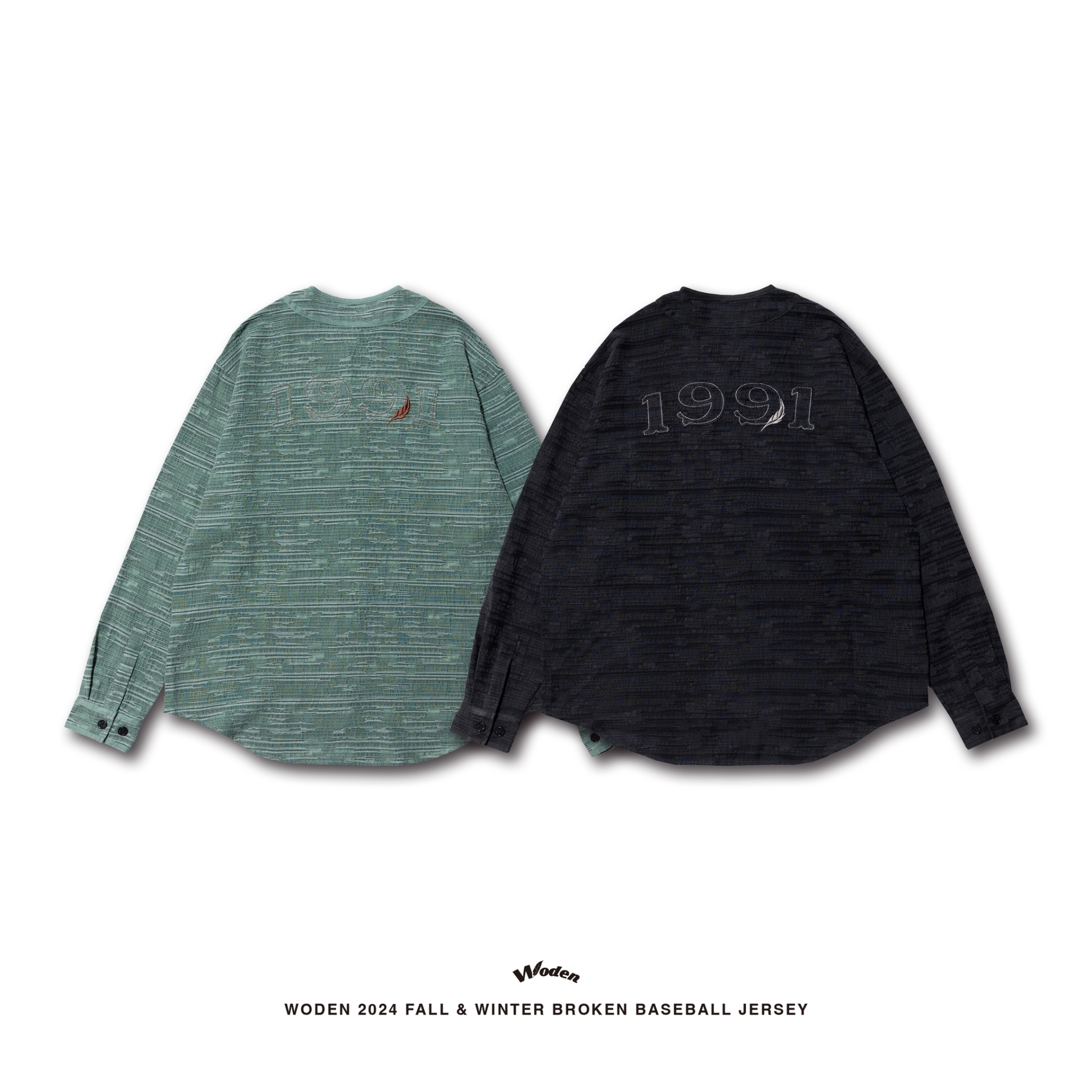 WODEN 2024 Fall & Winter 034 Broken Baseball Jersey