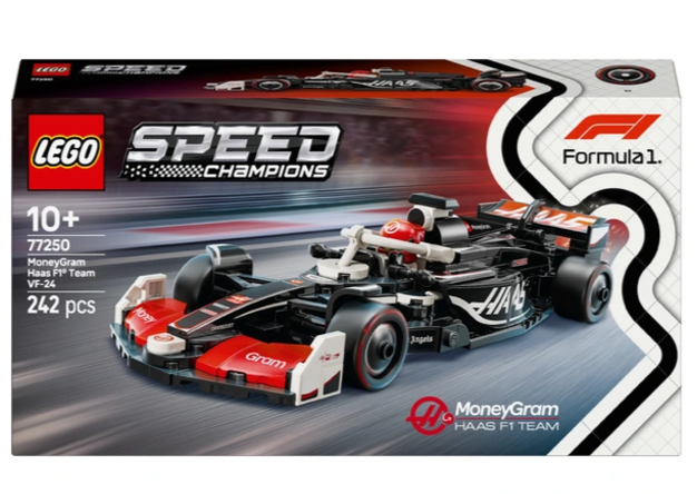 （預訂25年3月）LEGO Speed Champions 77250  MoneyGram Haas F1® Team VF-24 Race Car