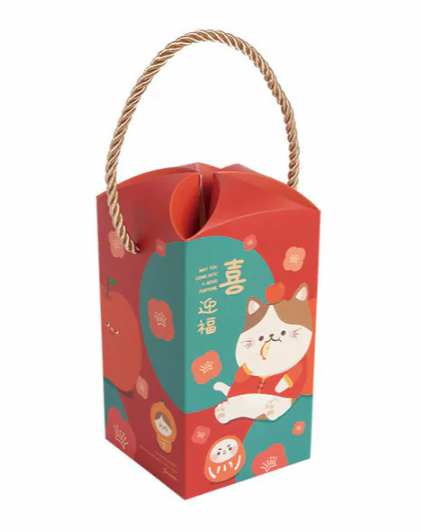 [ 包裝材料 ] 花苞提盒(小)-喵果迎新