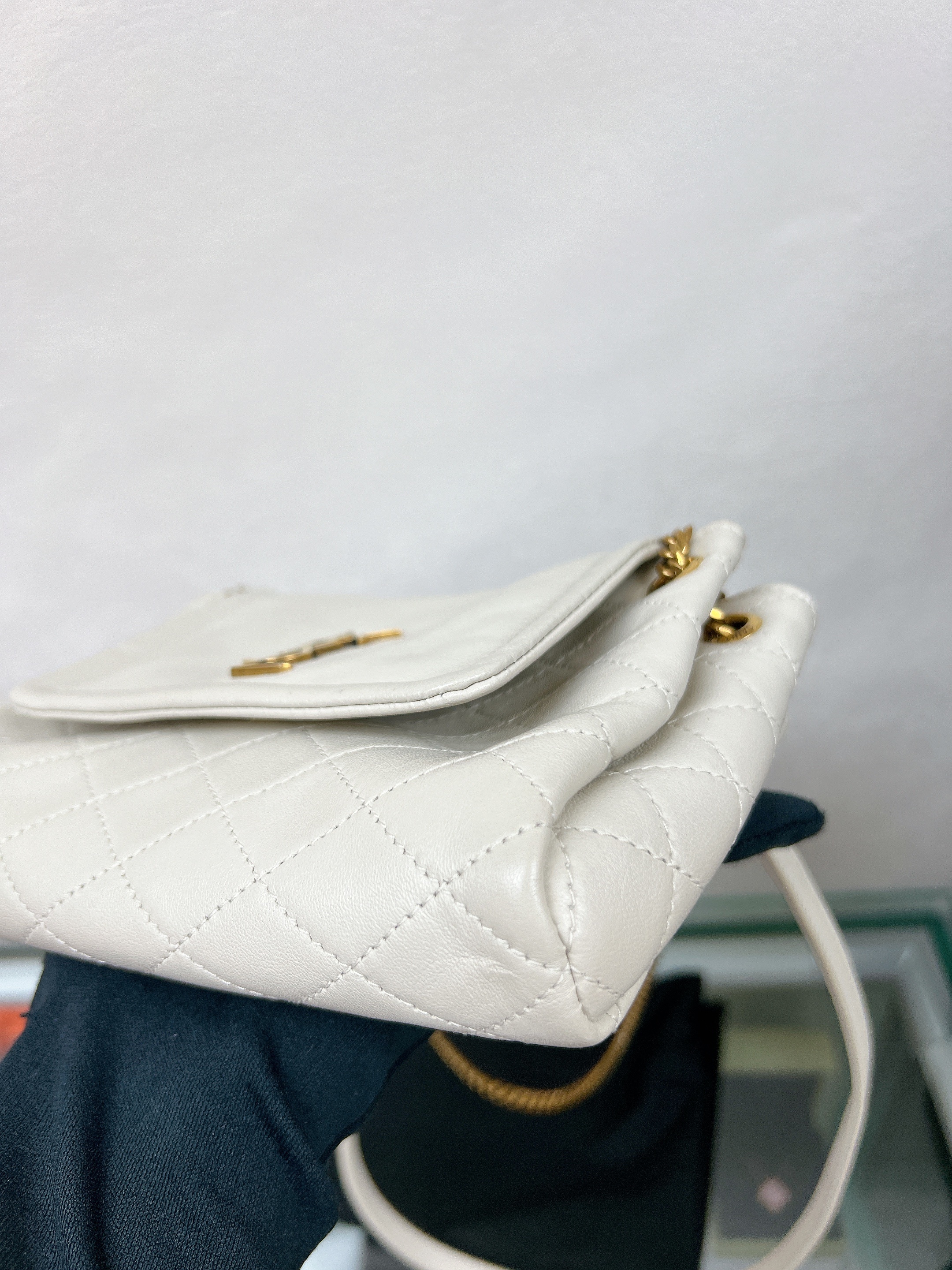 YSL Saint Laurent Nolita woc white