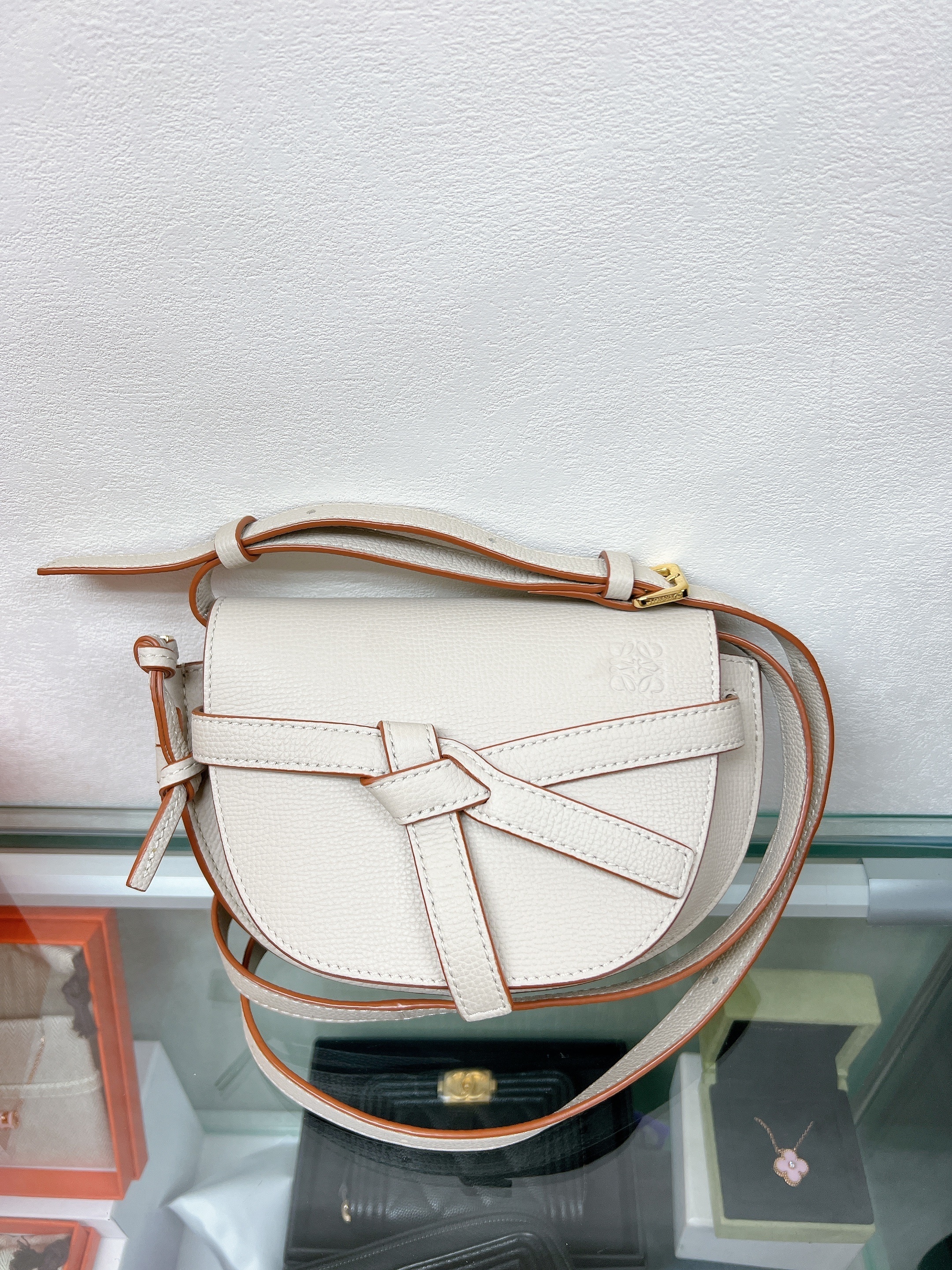 Loewe gate dual mini (light ghost)