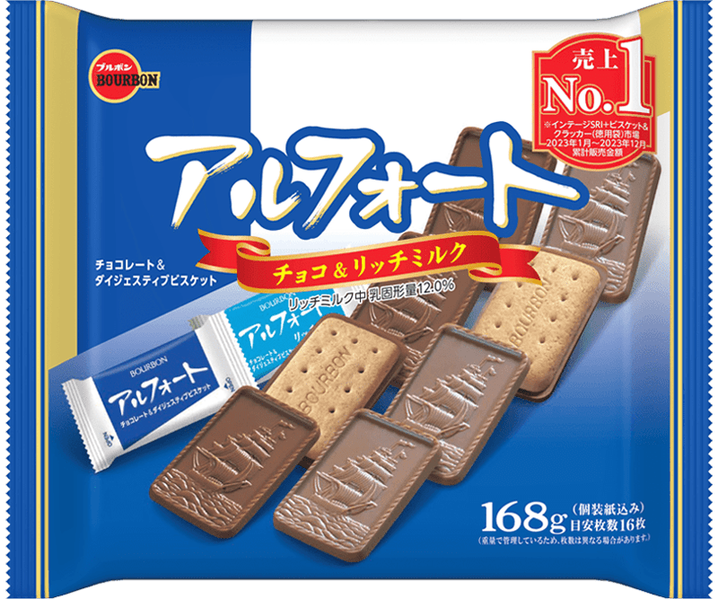 BOURBON 北日本 綜合帆船餅