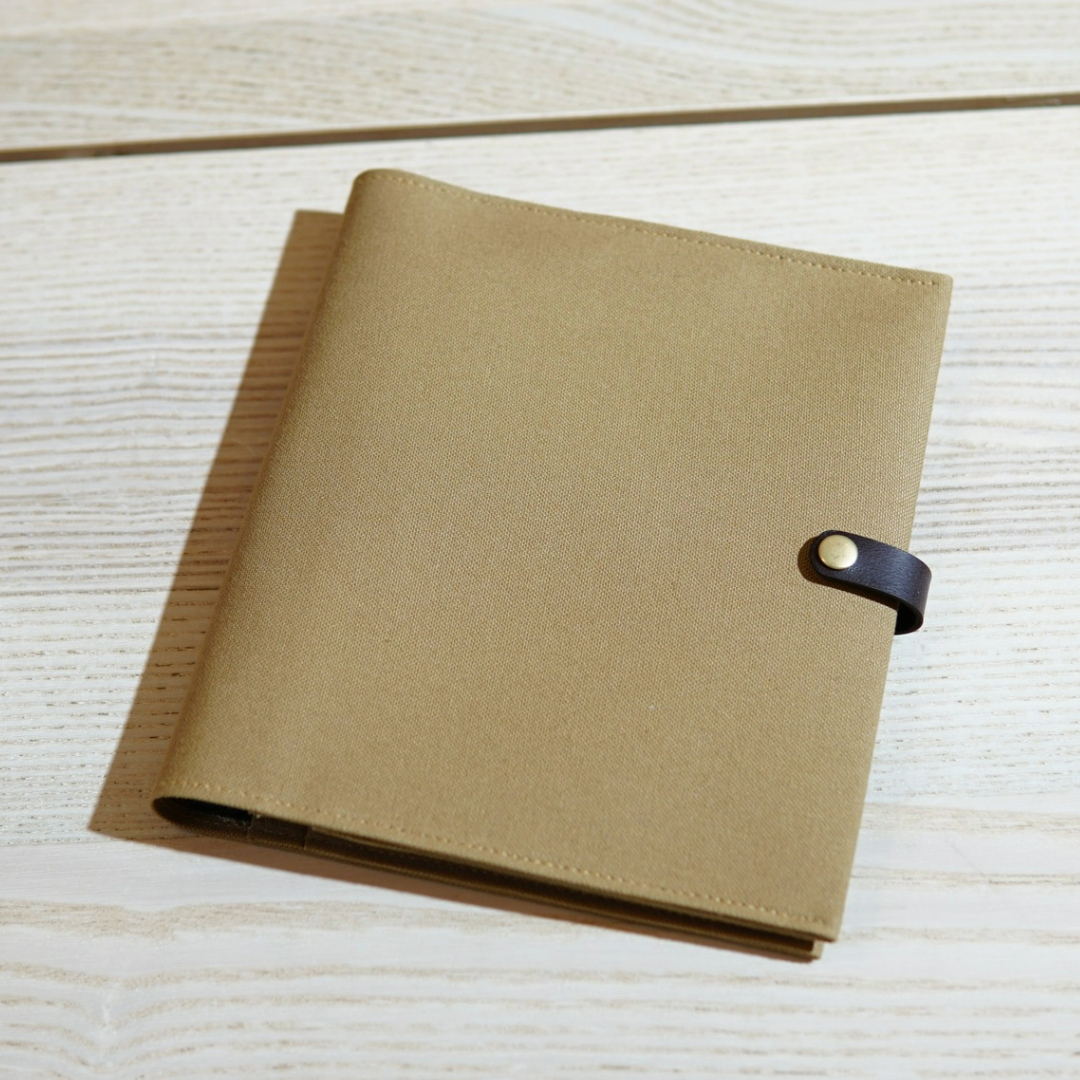 HBWA5 日本倉敷帆布書衣 可搭配可替換式內環/MD新書 插扣版｜M Seed 台灣
