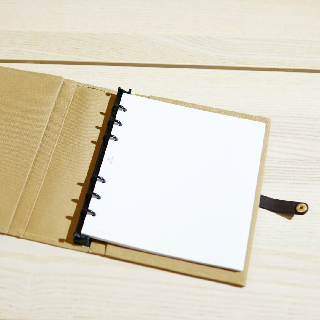 HBWA5 日本倉敷帆布書衣 可搭配可替換式內環/MD新書 插扣版｜M Seed 台灣