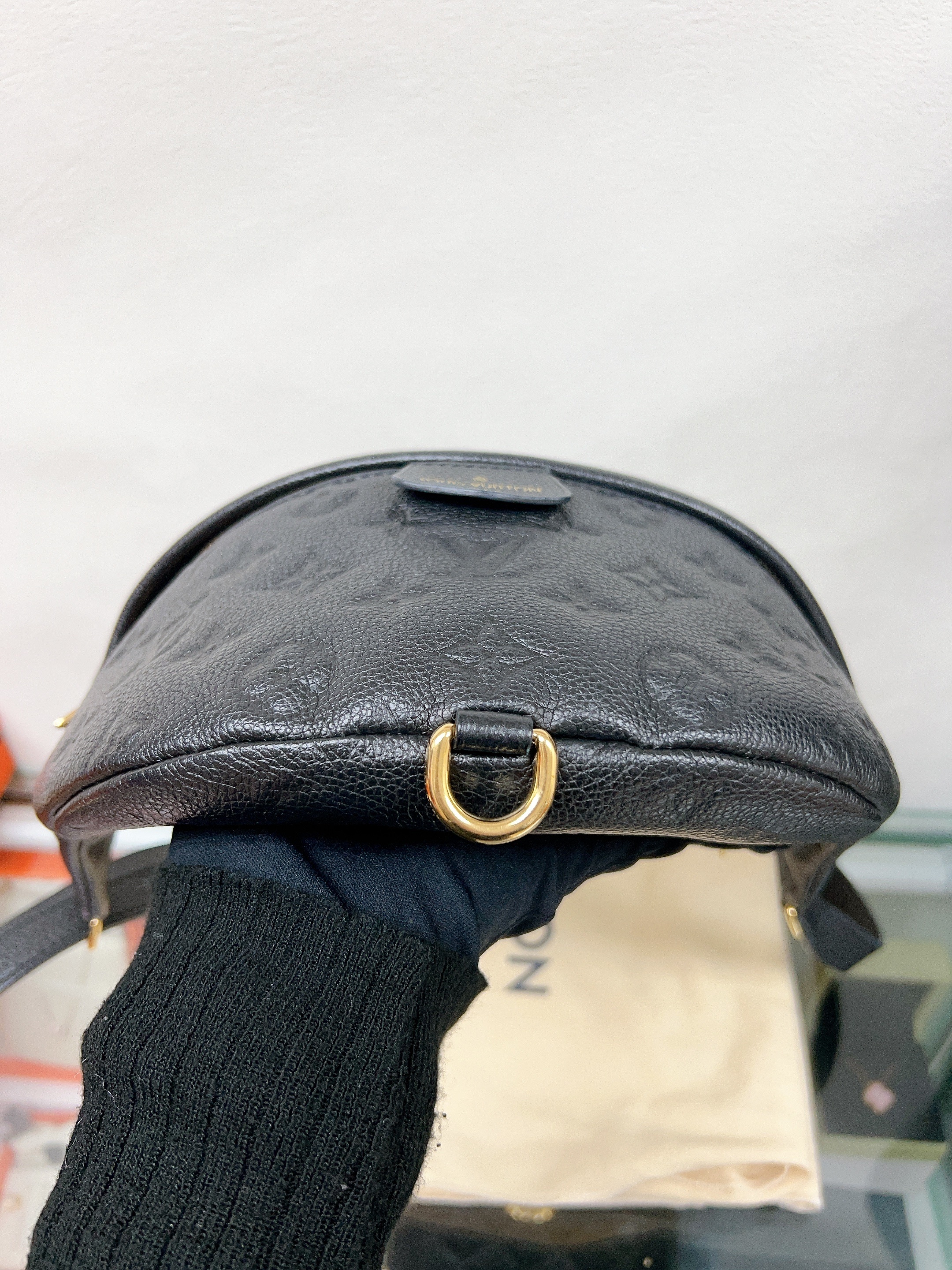 Lv bumbag / belt bag (black empreinte monogram)