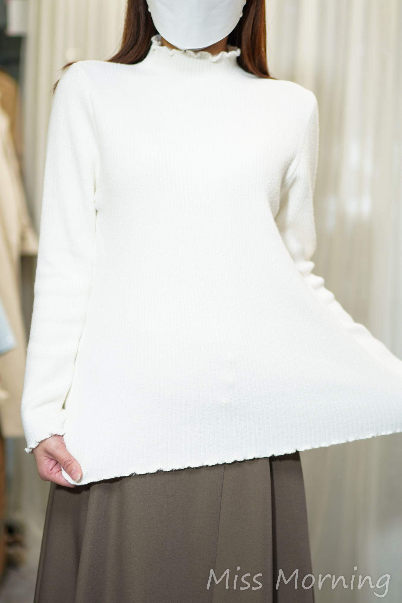 溫暖感溫柔料靚毛底襯衣(14310)