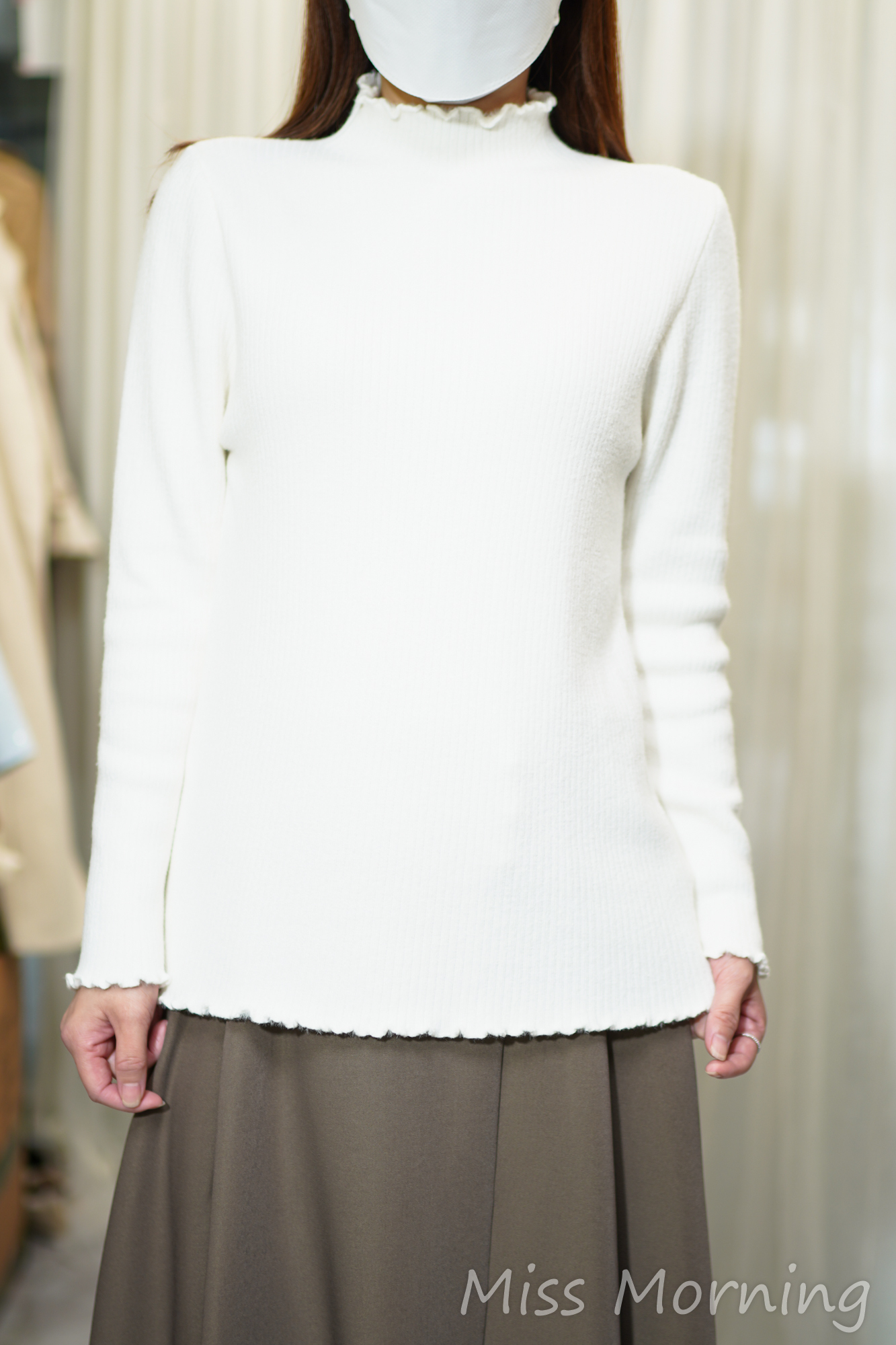 溫暖感溫柔料靚毛底襯衣(14310)