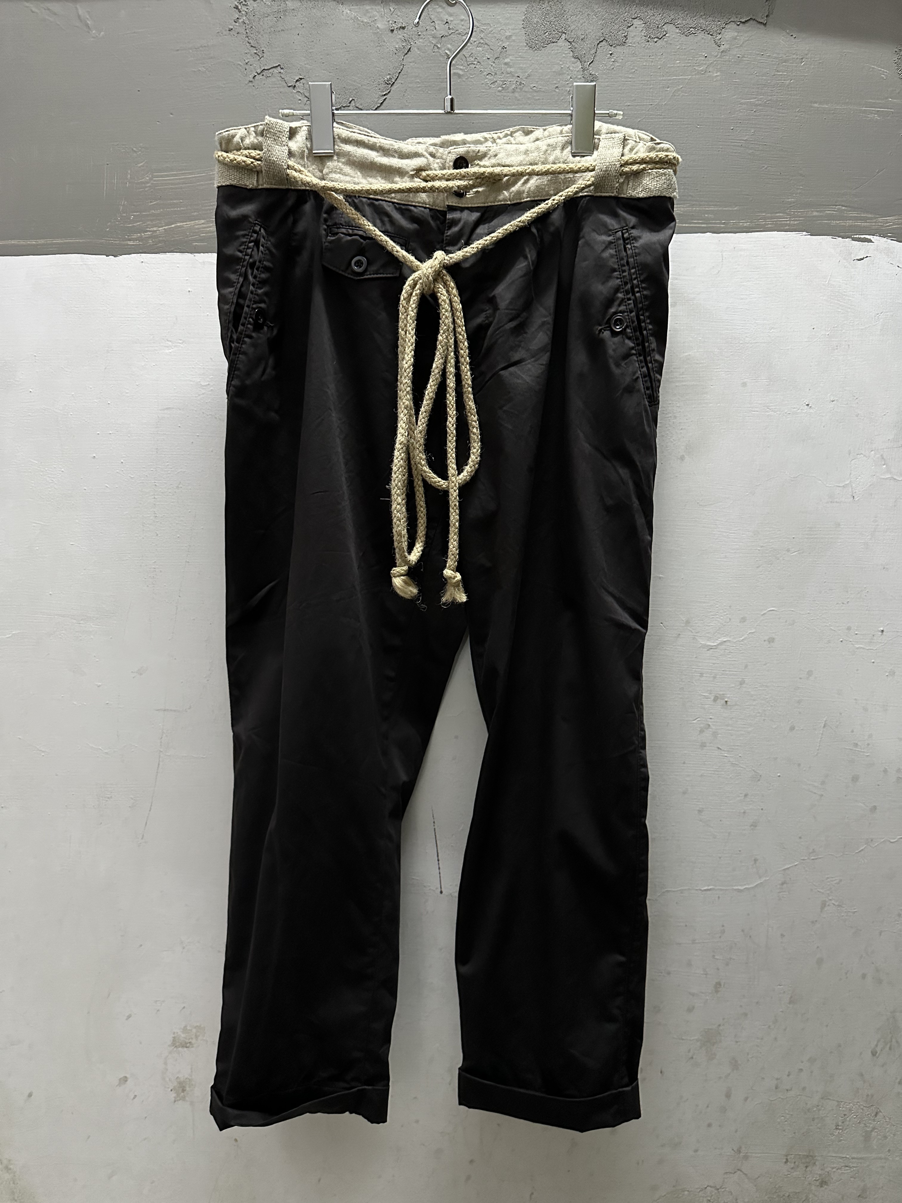 DOLCE & GABBANA Cotton x Silk x Linen Pant Made in Italy