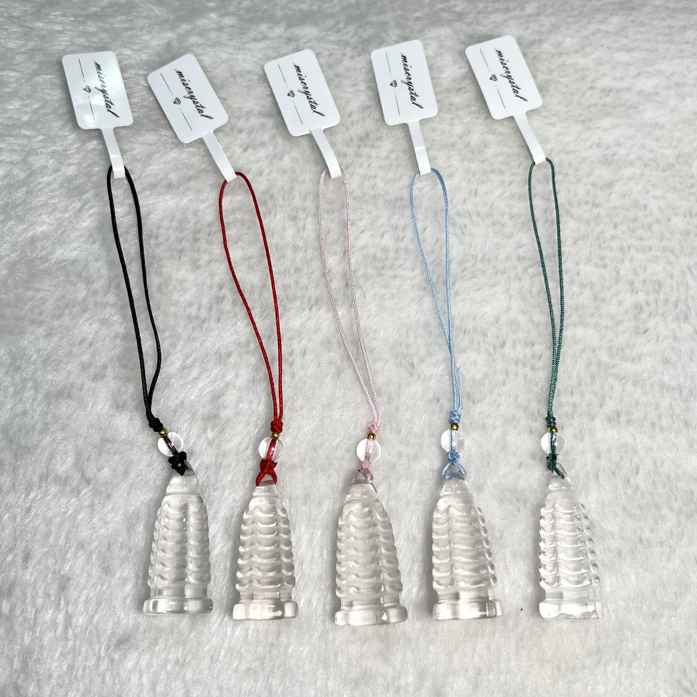 白晶文昌塔吊飾 #A503