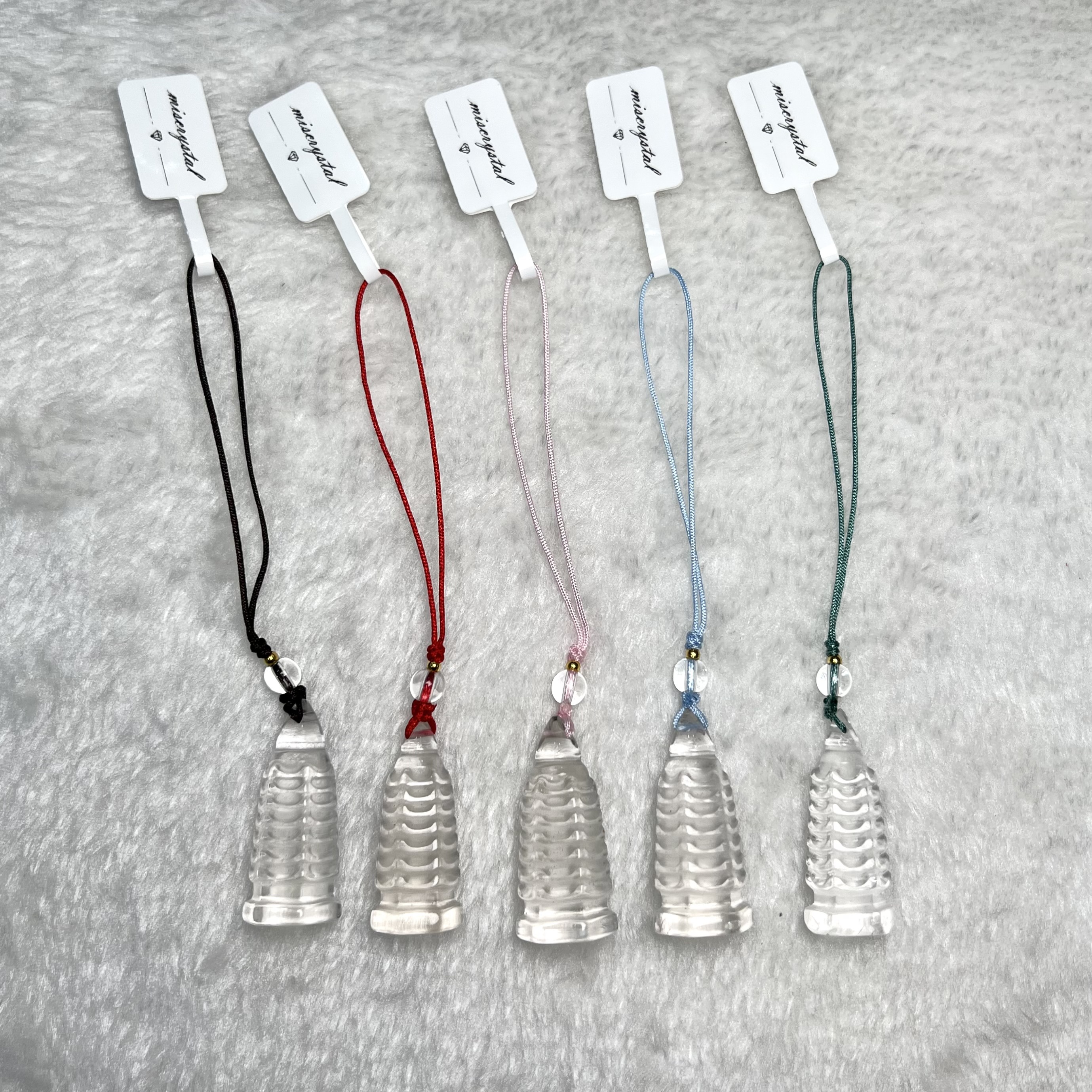 白晶文昌塔吊飾 #A503