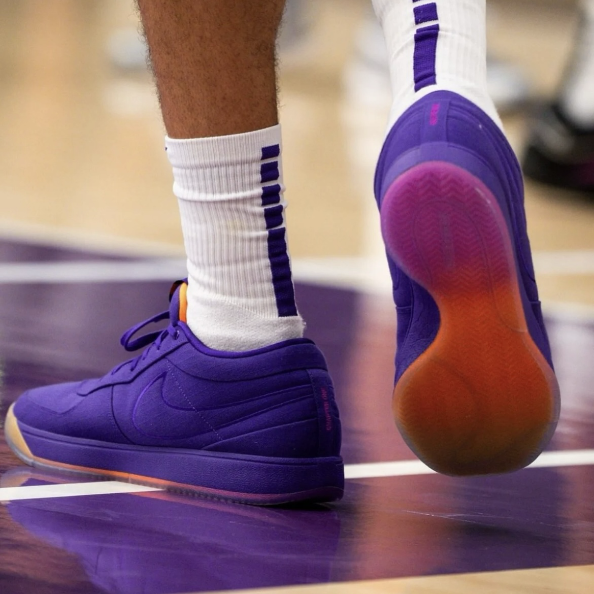 Nike Book 1 EP Sunset 日落紫色 夕陽 紫橘 漸層 帆布 Booker 實戰籃球鞋