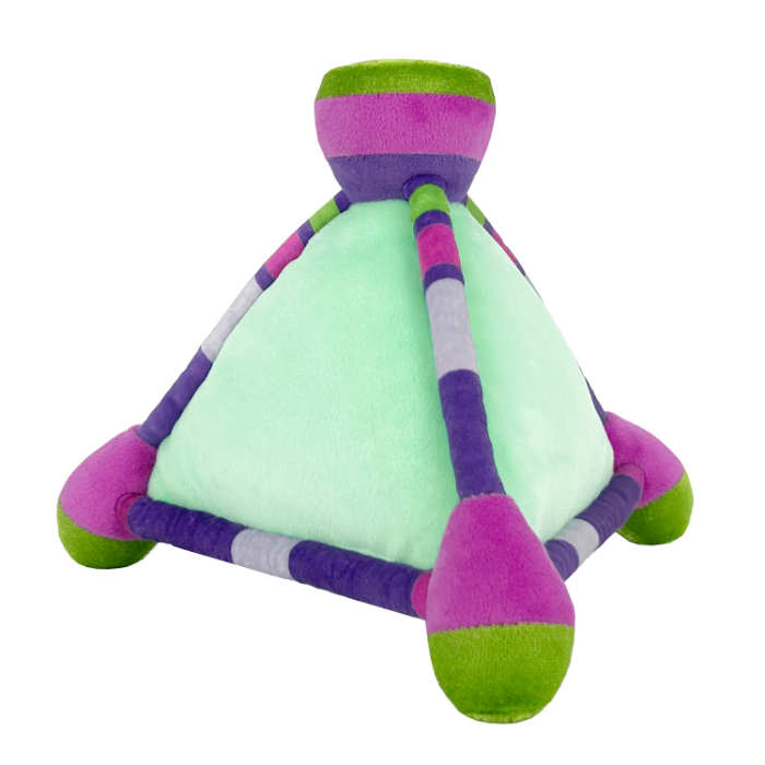 三英 代理版 絨毛玩偶 斯普拉遁3 漆彈大作戰3 三角炸彈(淺藍)