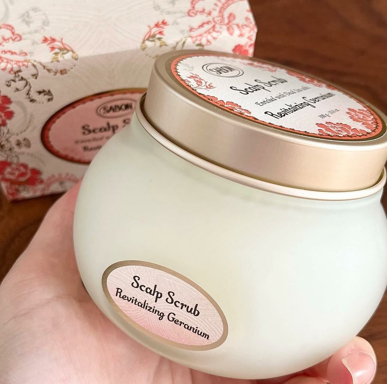 SABON 活力天竺葵注氧活髮頭皮磨砂 300g