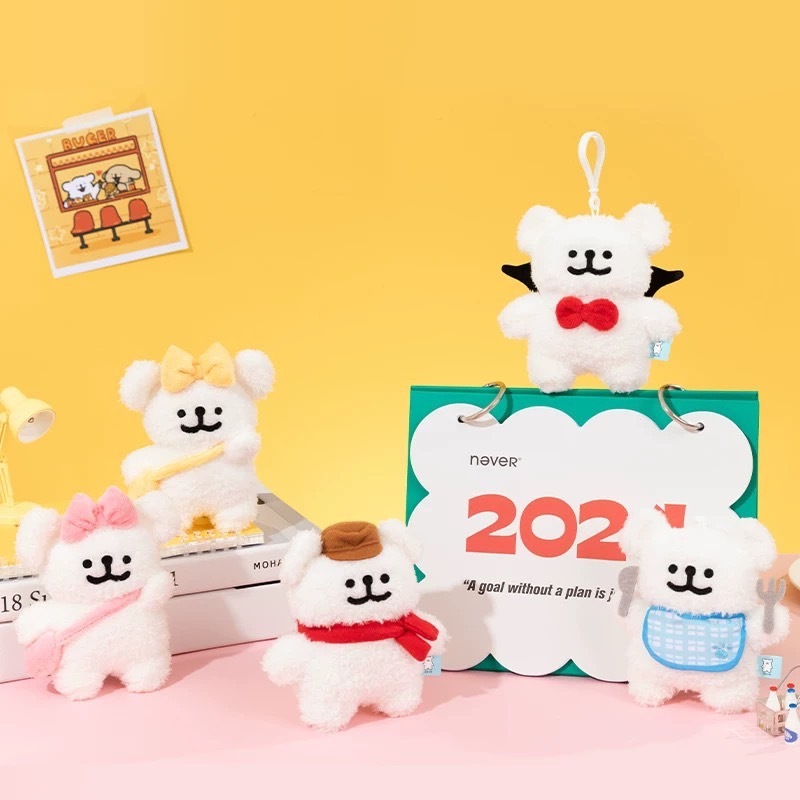 iSNEAKERS | 線條小狗 Maltese 第三彈吊飾 蝴蝶結惡魔圍兜兜款式