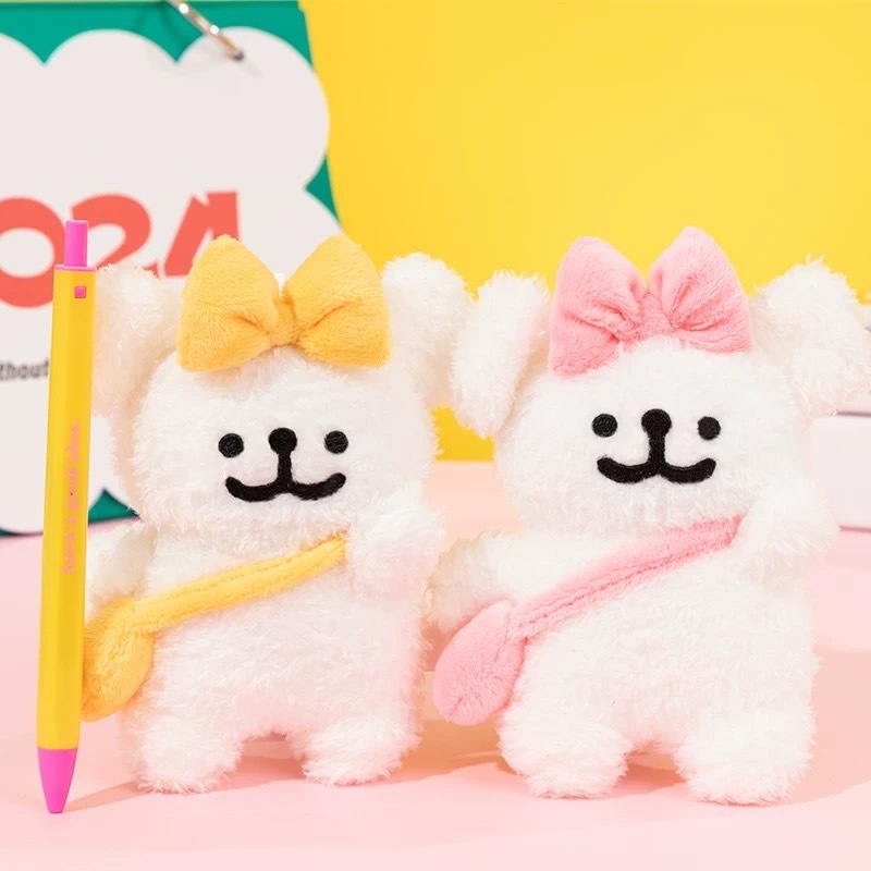 iSNEAKERS | 線條小狗 Maltese 第三彈吊飾 蝴蝶結惡魔圍兜兜款式