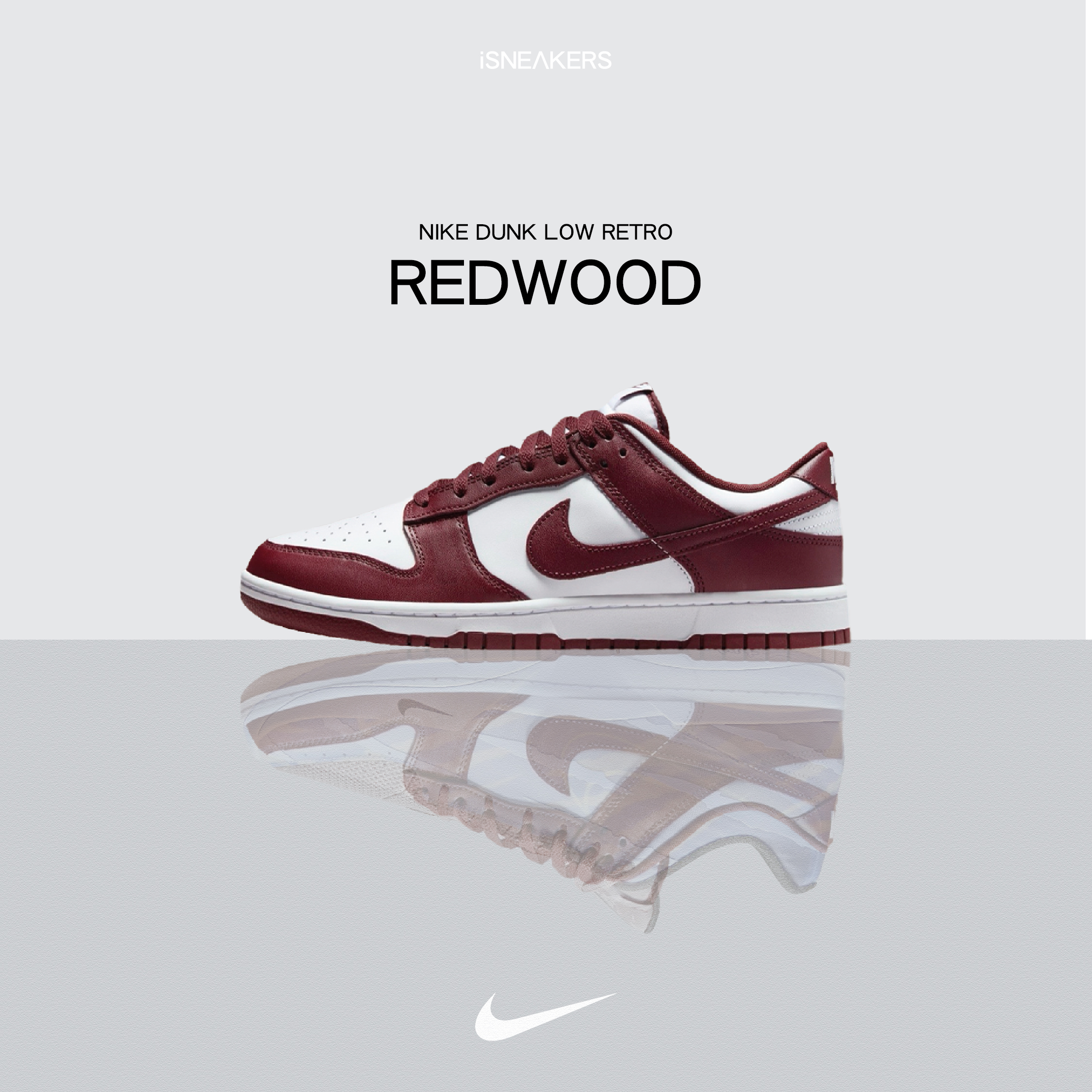 iSNEAKERS｜Nike Dunk Low Retro "Redwood" 紅杉 DV0833-115