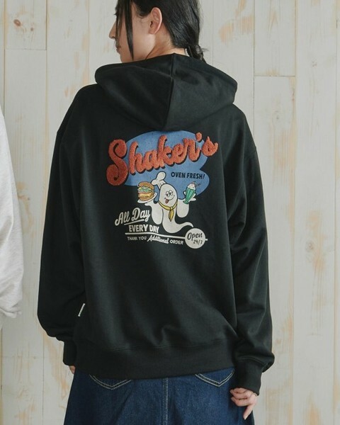 【日貨】幽靈餐廳插畫連帽TEE