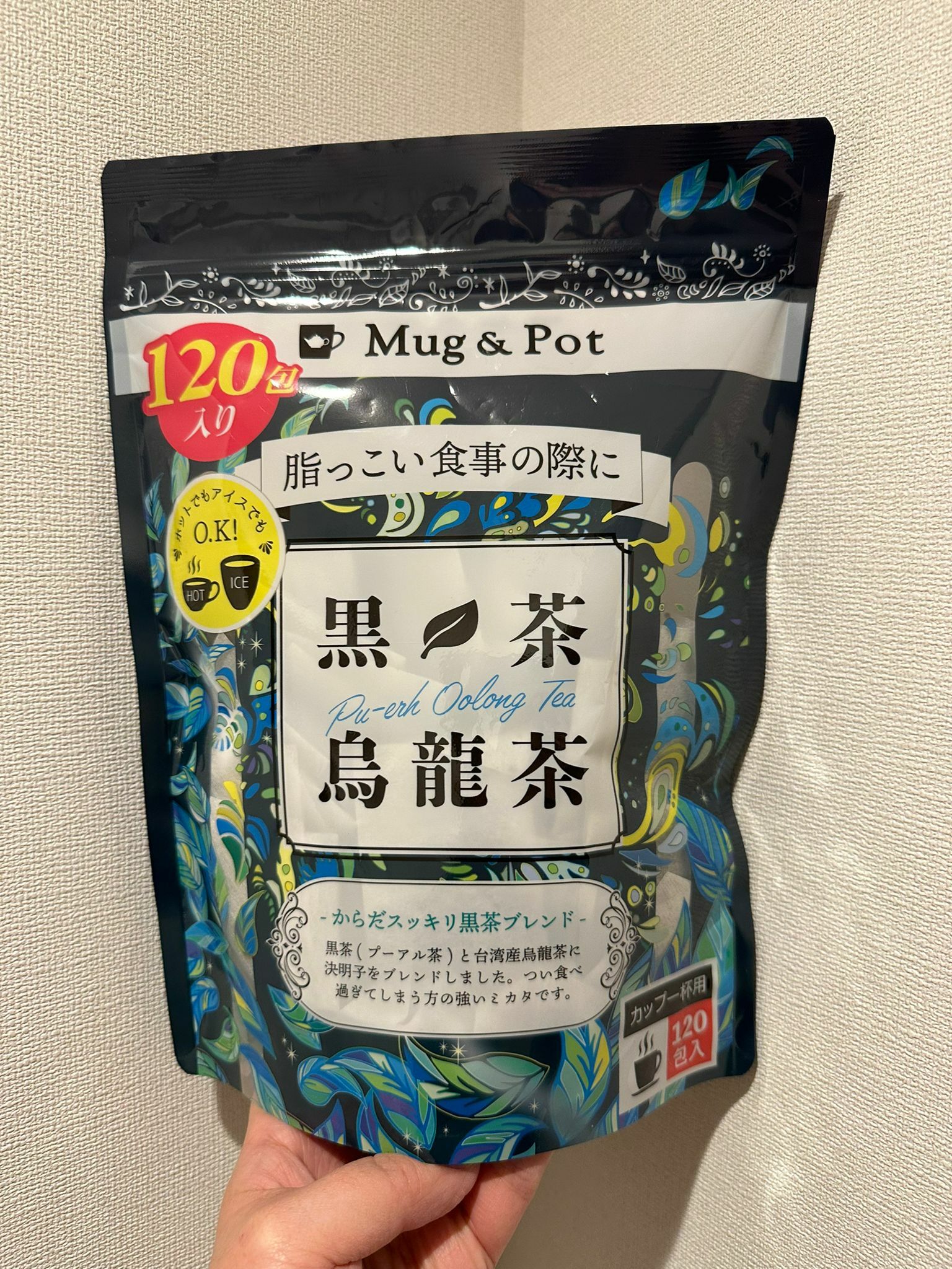 Mug & Pot 日本黑烏龍茶 120包（可冷泡或熱泡）