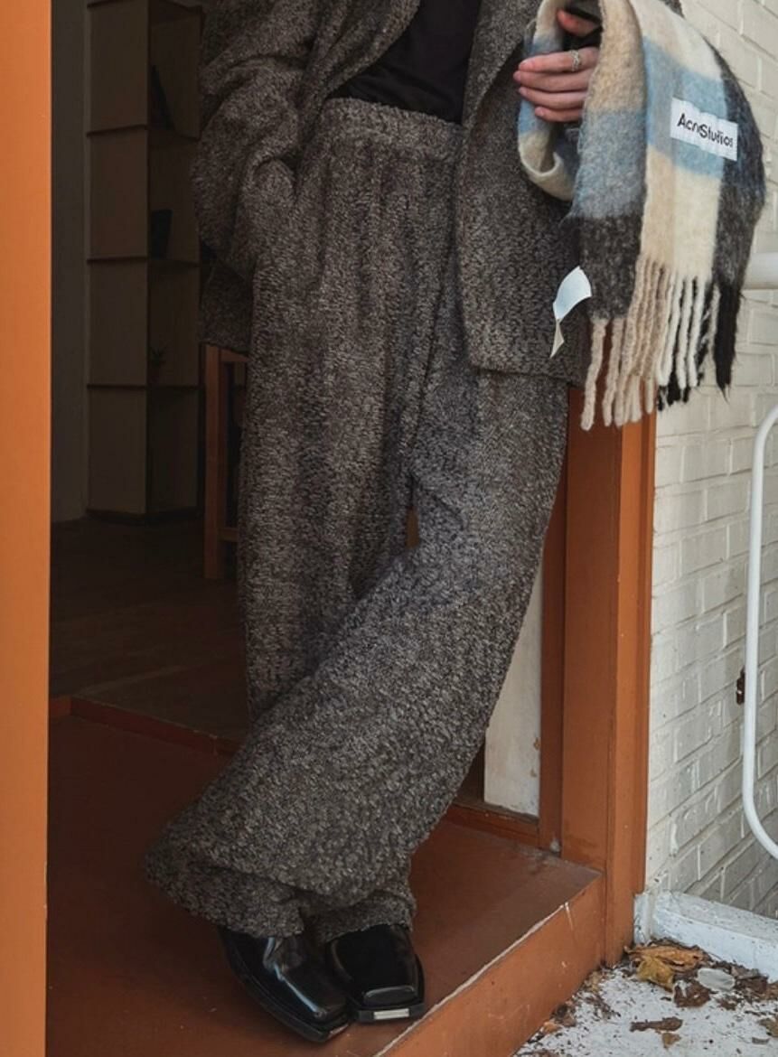 淨色鬆身褲 MALENKII-112P